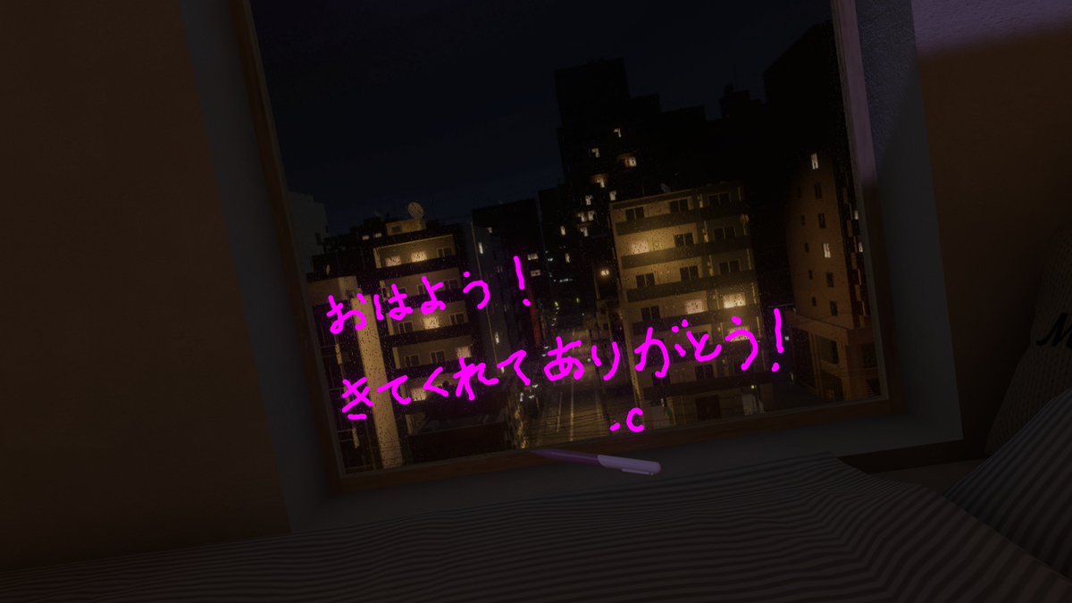 temarin_vrc's tweet photo. ぽまえらおはよ
昨日海外フレちゃんが誕生日だったからお祝いに行ってきたよん
書き置きもありがと！ https://t.co/39nLy6aOk8