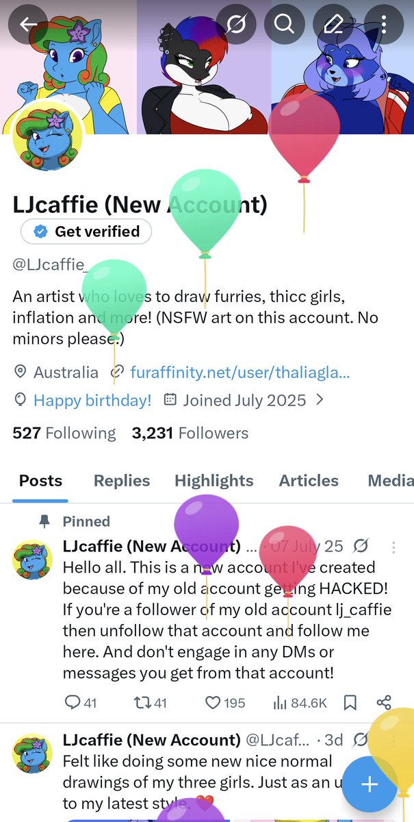 LJcaffie (New Account) tweet media