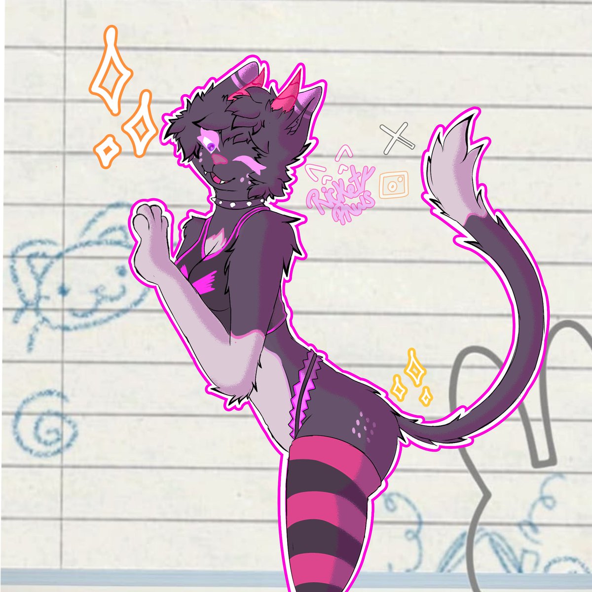 PawsRickety's tweet photo. I love this pose uwu
#furry #art #furryart https://t.co/nJF3LRuos3