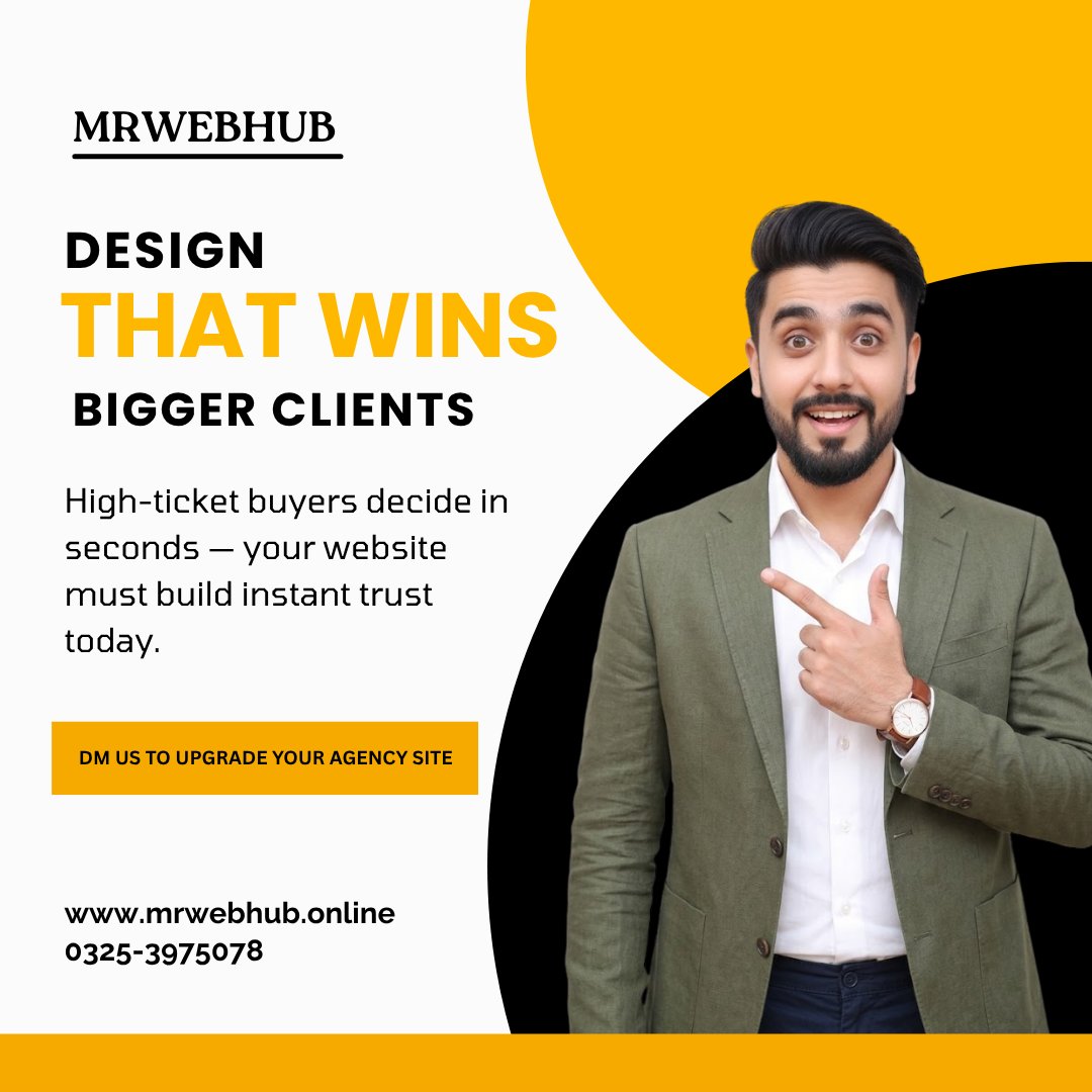 MrWebHubDigi's tweet photo. High-ticket buyers decide in seconds. ⏱️💼

If your site isn't building instant trust, you are leaving money on the table. Premium clients expect premium presentation.

DM us for a Pro Website.

#AgencyGrowth #PremiumWebDesign #MrWebHub https://t.co/a81ZJZucZX