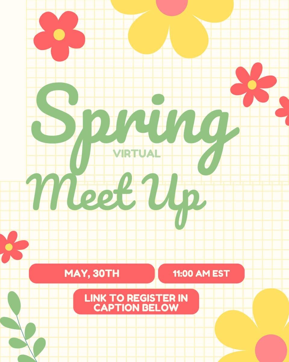HCUAmerica's tweet photo. 🌸✨ Spring Virtual Meet-Up ✨🌸

Join us on TOMORROW, May 30th, at 11 AM EST for a virtual gathering filled with connection, community, and conversation as we head into the new season together 💙
🔗 Register here: https://t.co/gDXtIMlroI https://t.co/r43YR9xqzB