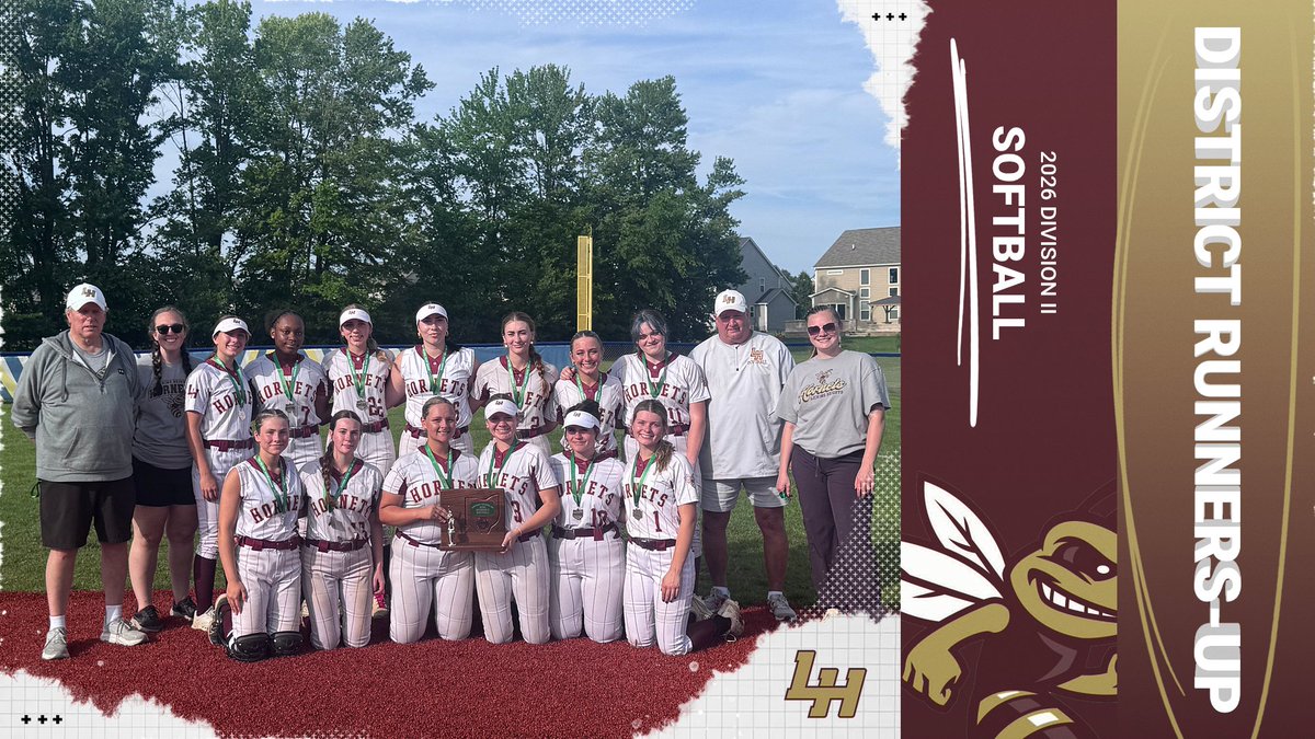 HornetsOfLH's tweet photo. Congratulations to the Lady Hornet Softball team who finished their season as District Runners-Up!! #HornetsTakeFlight #LHPride https://t.co/elEzemOdt5