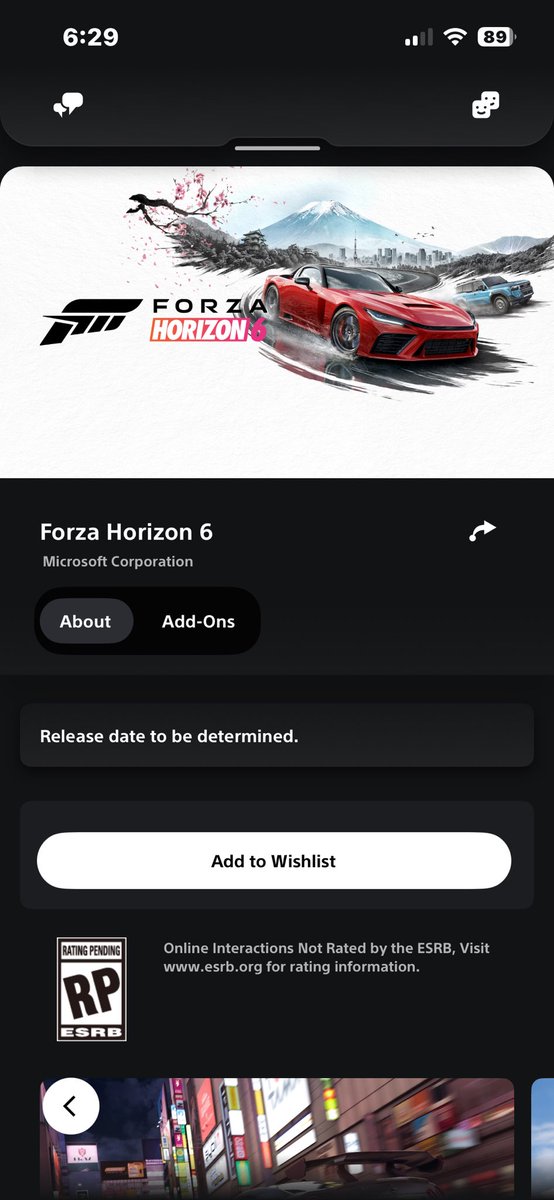 RB_Rotary1's tweet photo. @Gamefantweets It’s still gonna come to PS5 though, so I’m not really worried gang. Plus I have Crew Motorfest, GT7, and NFS. https://t.co/2gs236NCnS