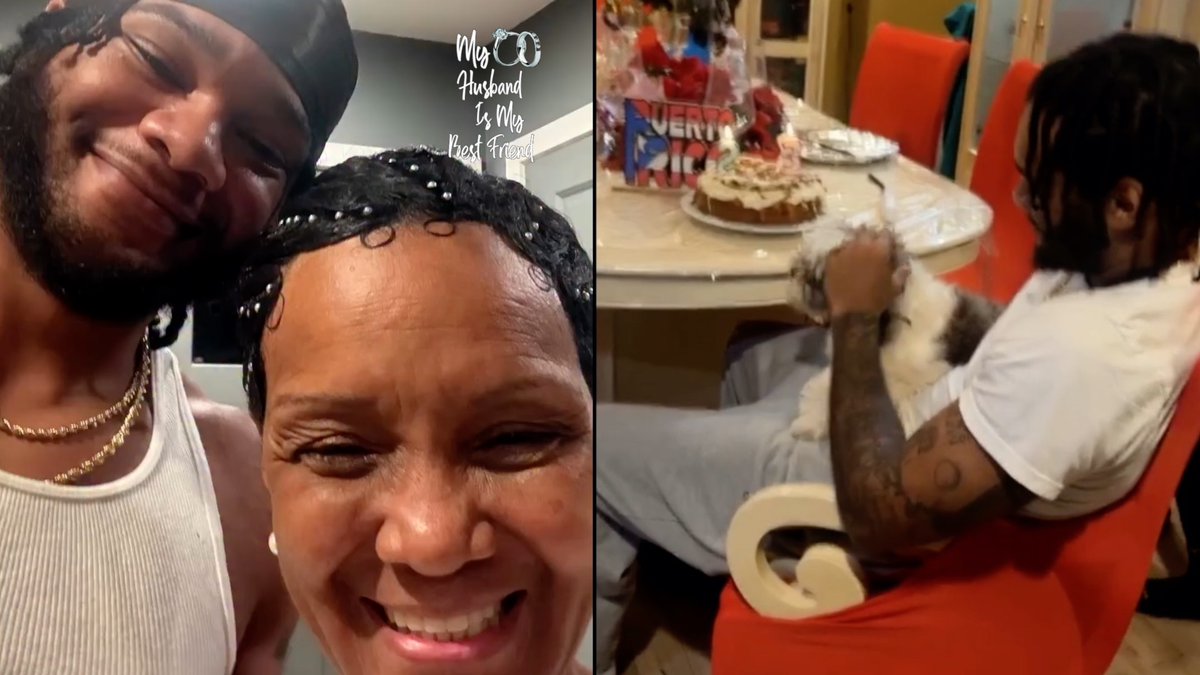 BlackInkChi's tweet photo. SEE VIDEO HERE: https://t.co/JNSq7DxfEI

Jim Jones Mom Nancy Serenades Grandson Pudy For His 23rd B-Day! 🎂

#jimjones #nancyjones #josephjones https://t.co/qcFy8SpY4z