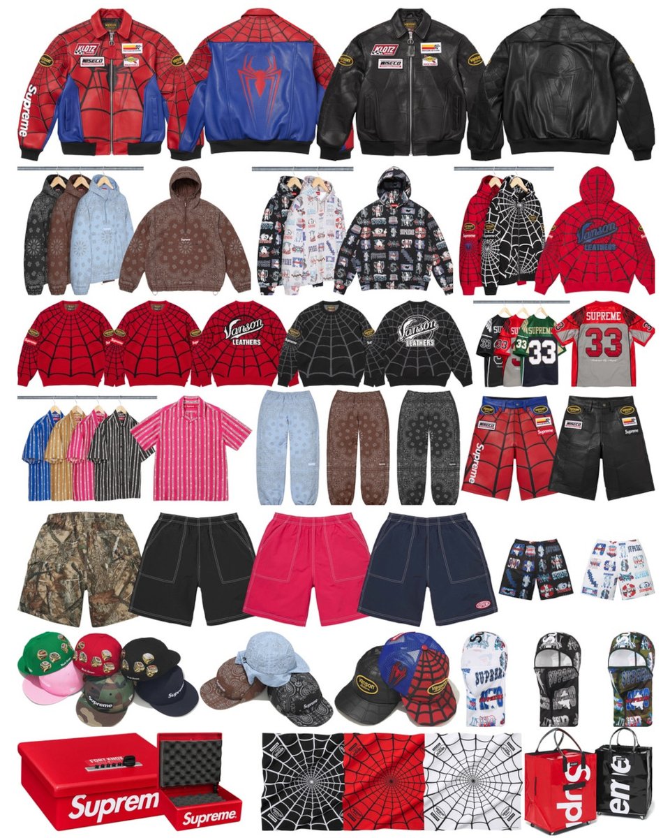 2026ss スパイダーマン supreme