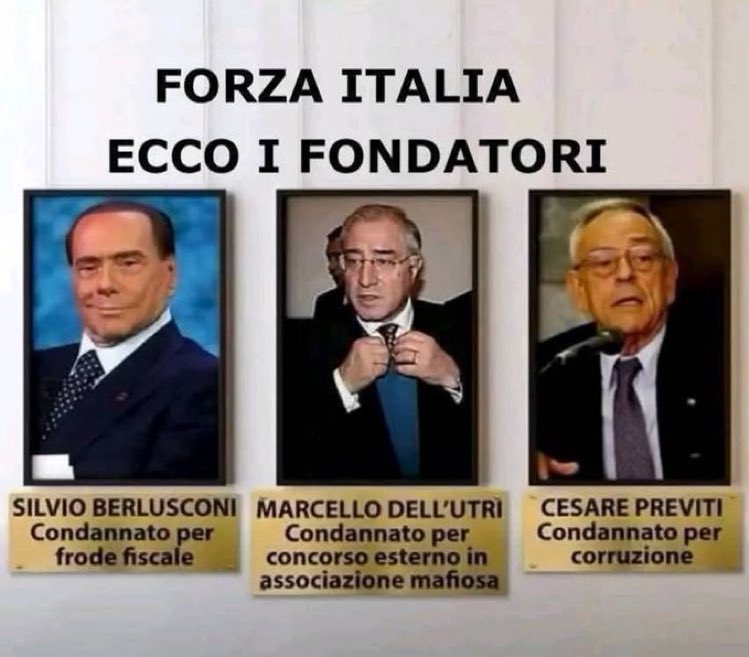 UBBEZZI's tweet photo. @siriomerenda @1971Mtgz Un doveroso ricordo e plauso ai fondatori di FI https://t.co/7BU7nZtYBu