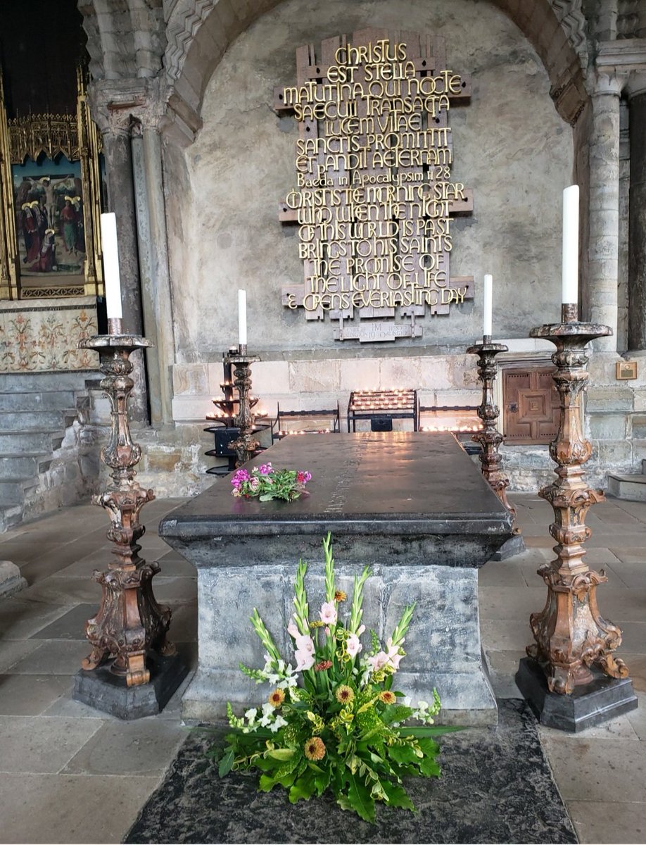 AnglicanUnion's tweet photo. @anglicanunion Prefect @CanonKFD shares photos from Durham as we mark the feast  of the Ven. Bede.His life &amp; legacy speak to the core identity, mission, &amp; structural values of the Anglican Union. St. Aidan’s Institute is built upon the classic Northumbrian model pioneered by Bede https://t.co/GQDbwyrxHh