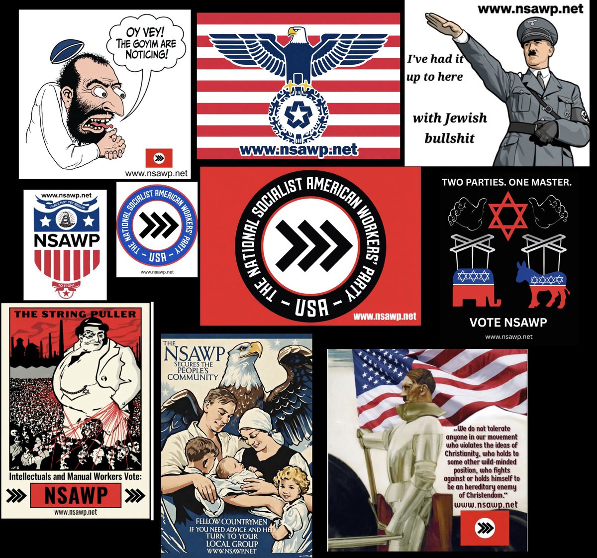 National Socialist American Workers’ Party tweet media