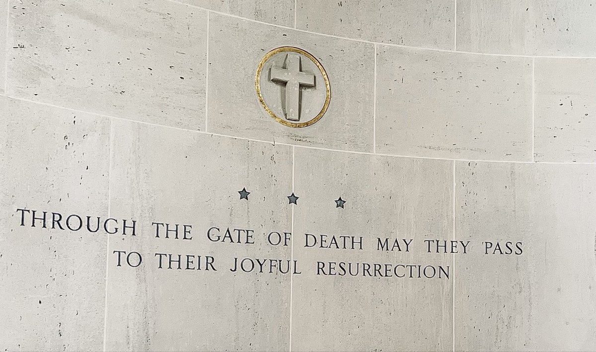 BillWalkerAk's tweet photo. At the Normandy Cemetery, our grandson searched for Donna’s uncle’s name who at 21yo perished in battle during the invasion campaign as we took in the enormity of the loss &amp; sacrifice. No words, just soul deep gratitude. https://t.co/1pJi6sNWIJ