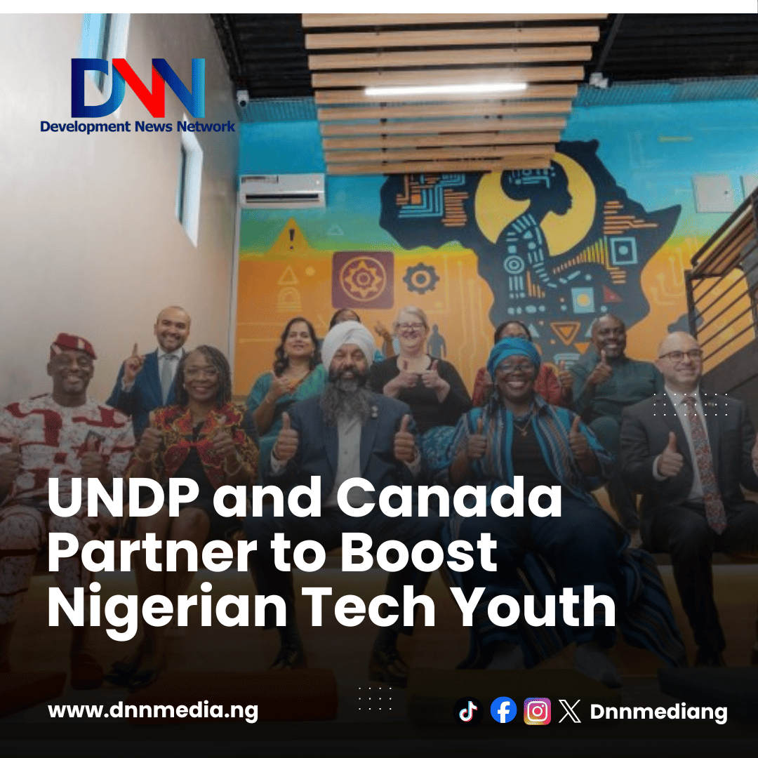 DNNAfricanews's tweet photo. Empowering the digital generation!  UNDP and the Government of Canada have joined forces to boost tech opportunities for Nigerian youth. By investing in education and digital tools, we’re opening doors to the global tech economy.

Read more: https://t.co/2zpMWSnnTk

@CANHCNigeria @CanadaDev @UnilagNigeria @UNDPNigeria @UNDP @timbuktooafrica @randeepssarai @ElsieAttafuah

#TechForYouth #UNDPNigeria #CanadaNigeria #DigitalSkills #Innovation #YouthEmpowerment