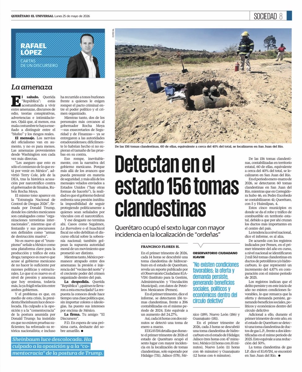 rafa_logo's tweet photo. LA AMENAZA.
#CartasDeUnDiscursero https://t.co/V1SIflOSlC