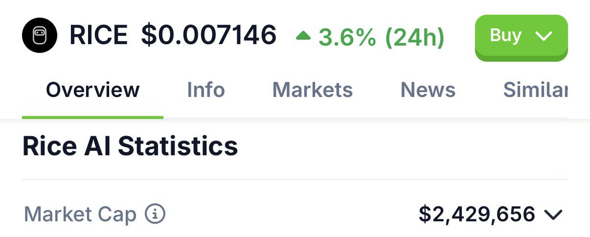 FLOKIARMYKING's tweet photo. π¨π¨π¨π¨ATTENTION π¨π¨π¨π¨MAJOR ANNOUNCEMENT π£ IS COMING.
$RICE AI β ONLY UP FROM HERE! ππ
Low market cap, strong community, and major catalysts ahead. The smart money accumulates before the crowd arrives. π€π₯πΎ #RICEAI #CryptoGem #AI** https://t.co/LQgqP7iFx7
