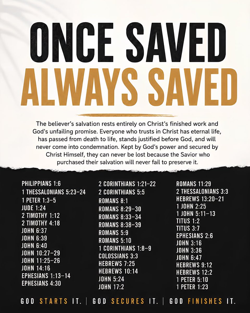 HisBloodSaves's tweet photo. John 5:24 KJV Verily, verily, I say unto you, He that heareth my word, and BELIEVETH ON HIM that sent me, hath (present tense) EVERLASTING (lasts forever) LIFE, and shall (future tense) not come into condemnation; but is passed from death (wages of sin) unto life (gift of God). https://t.co/qsitKcapoq