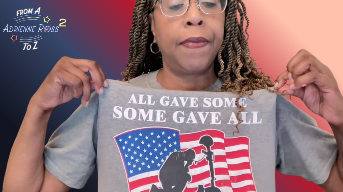 AdrienneRossCom's tweet photo. Up on the second channel, #AdrienneRossSquared: "'I Knew You'd Come' and Sacrifice All | Memorial Day"
Watch here: https://t.co/9YsUjJmnT2 https://t.co/jJjDAfeVaK