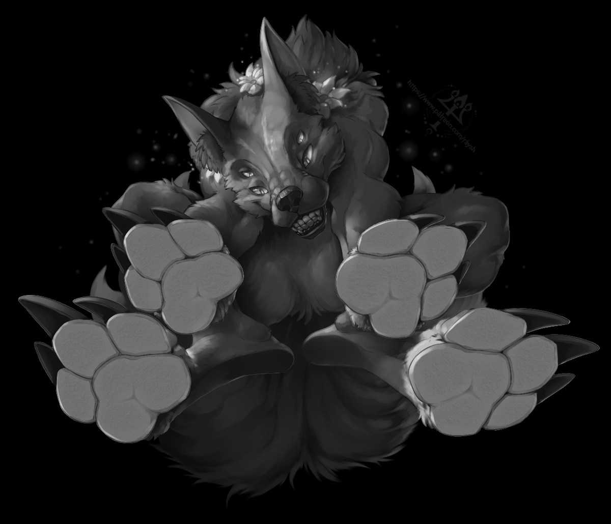 CrimsonTents's tweet photo. One of old Patreon commissions...

- Main line of work is in here: 
https://t.co/e49r5pMgzA 
https://t.co/qpu3izsf7y 

_______ 
#feet #paws #soles #toes #claws #pads #gigren #commission #male #furry #feral #fox #kitsune https://t.co/JH4TEEgAC2