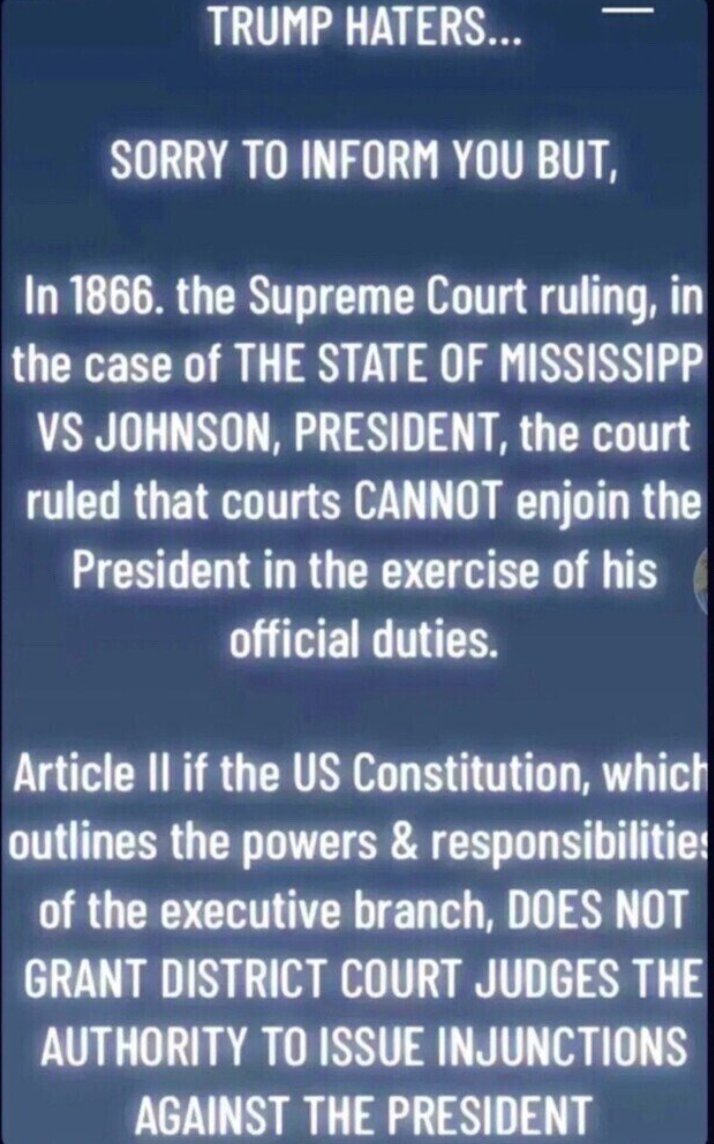 WindroseNotes's tweet photo. @WHLeavitt It's not legal for Judges to Block Executive Order or powers.
They are Rewriting the Constitution! https://t.co/LIxF2auszq