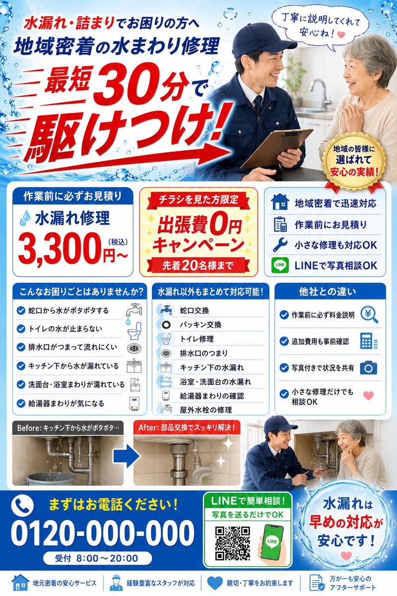 hawl_beta's tweet photo. なるほど！AI美女と同じやり方でチラシもできるwww
結局本質は変わらないのね。

それにしてもGPTちゃんすごいなぁ〜〜
日本語ちゃんと出してくれるのありがたい😭 https://t.co/YlYJXBuRj2