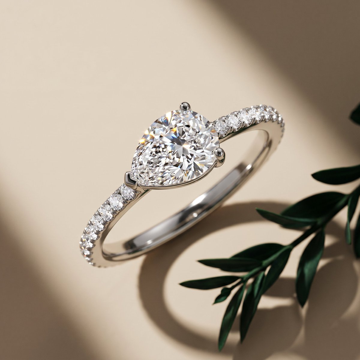 SheSaidYesRing's tweet photo. The east-west setting is officially one of our favorite ring trends this year. Turning a classic pear cut on its side gives it a completely fresh, modern silhouette without losing that timeless look. ✨
#engagementringtrends #eastwestsetting 

https://t.co/aksvvwY4rm https://t.co/kfNr1kWB2J
