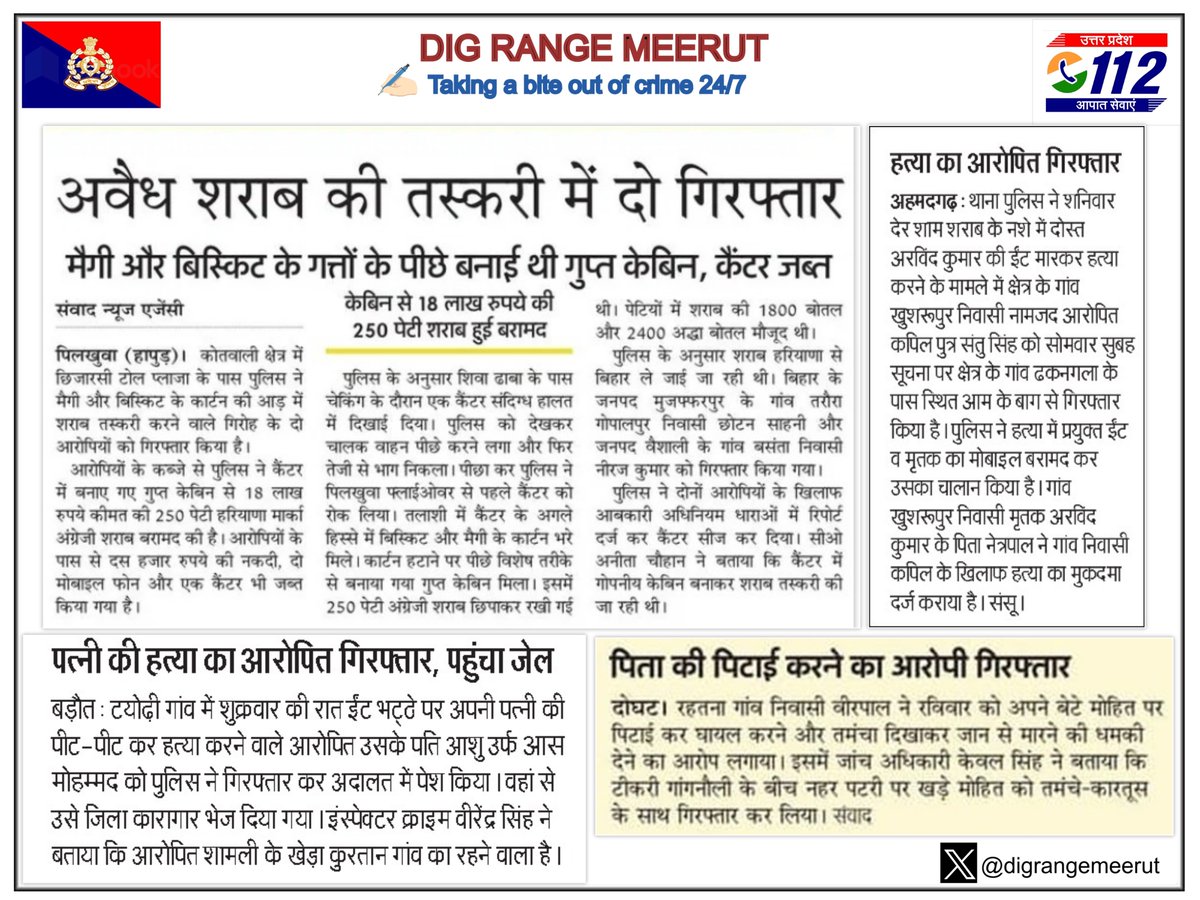 DIG RANGE MEERUT tweet media