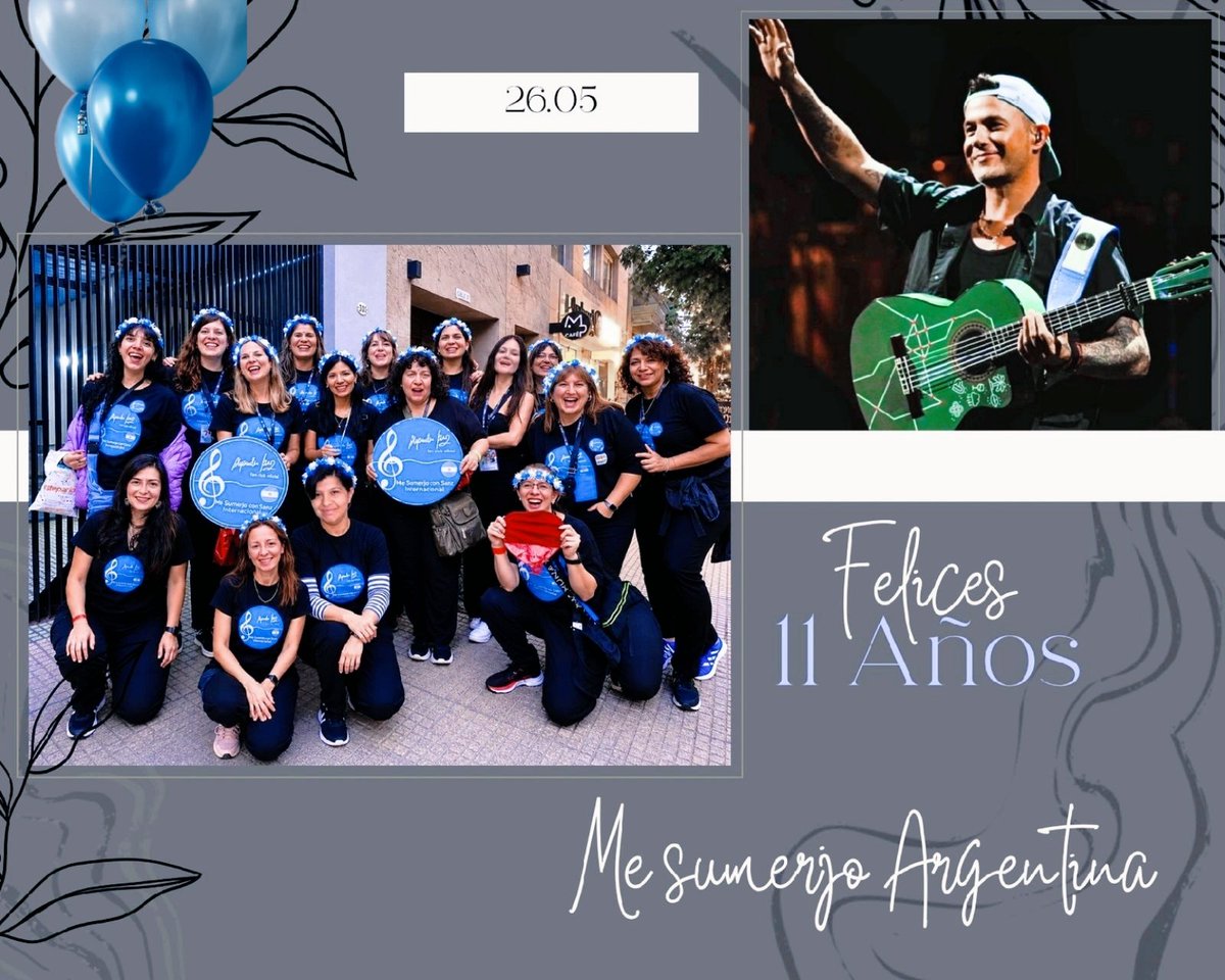 SAF76's tweet photo. 11 años acompañando cada canción y cada emoción  @AlejandroSanz 💙
Gracias por tu presencia, tu respeto y el cariño de siempre. En esta gira volvimos a sentir esa conexión intacta que hace que sigamos acá, celebrando tu música y todo lo que transmitís.
#SumergidasArgentina https://t.co/LwGzEiIjUl