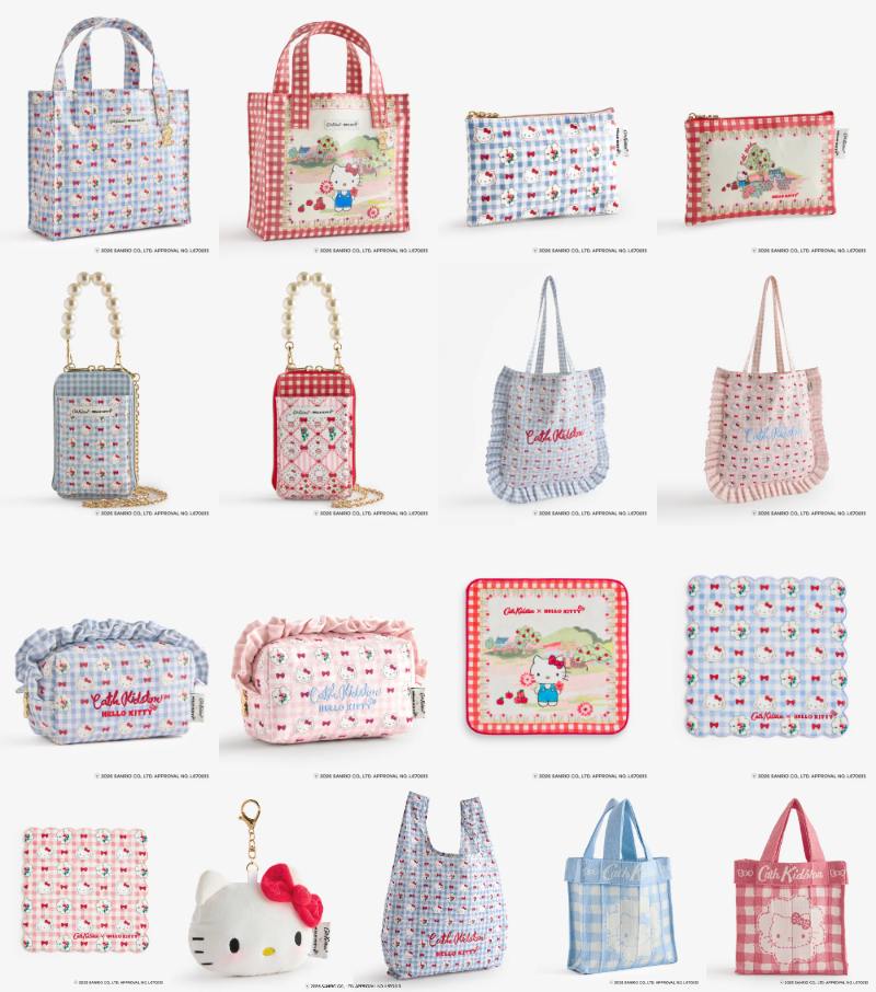 sanrio_oshikatu's tweet photo. ＼⚠️コラボ商品【予告】📣🆕／
Cath Kidston（キャス キッドソン）×ハローキティのコラボレーションコレクション第2弾、6/5(金)より発売開始🥹🎀

キャスキッドソンコラボ第2弾きたあああああ🥹💗
前回売り切れアイテム続出してたので、今回も早めにチェックしたほうが良さそうだね・・！

クリアポーチチャーム、フリルティッシュポーチ＆マスコットチャームセットあたりかわいい🎀(2枚目参照）
リングノートやクリアファイルの文具アイテムもかわいい😭🩷
また発売日近づいたらお知らせするね📣

📅発売日：6/5(金)～
🛒購入：Cath Kidston 直営店、Cath Kidston公式オンラインストア
📝ラインナップ：
ベーシックTシャツ White / Sax / Pink 各7,700円（税込）
スモールブックバッグ Sax / Red 各7,700円（税込）
ジップドパース Sax / Red 各3,850円（税込）
マルチショルダーパース Sax / Red 各11,000円（税込）
フリルトートバッグ Sax / Pink 各8,250円（税込）
フリルポーチ Provence Sax / Pink 各6,600円（税込）
クリアポーチチャーム Sax / Red 各4,400円（税込）
タオルハンカチ 1,540円（税込）
スカラップタオルハンカチ Sax / Pink 各2,200円（税込）
フリルティッシュポーチ＆マスコットチャームセット Sax / Pink  各8,800円（税込）
エコバッグinフェイスポーチ 9,900円（税込）
ニットハンドバッグ Sax / Red 各7,700円（税込）
リングノート Sax / Pink / Ivory 各1,760円（税込）
クリアファイル Sax / Pink / Ivory 各770円（税込）

🔻詳細は以下ページにて
https://t.co/rr0pFuMzyd

#サンリオ #ハローキティ #キャスキッドソン