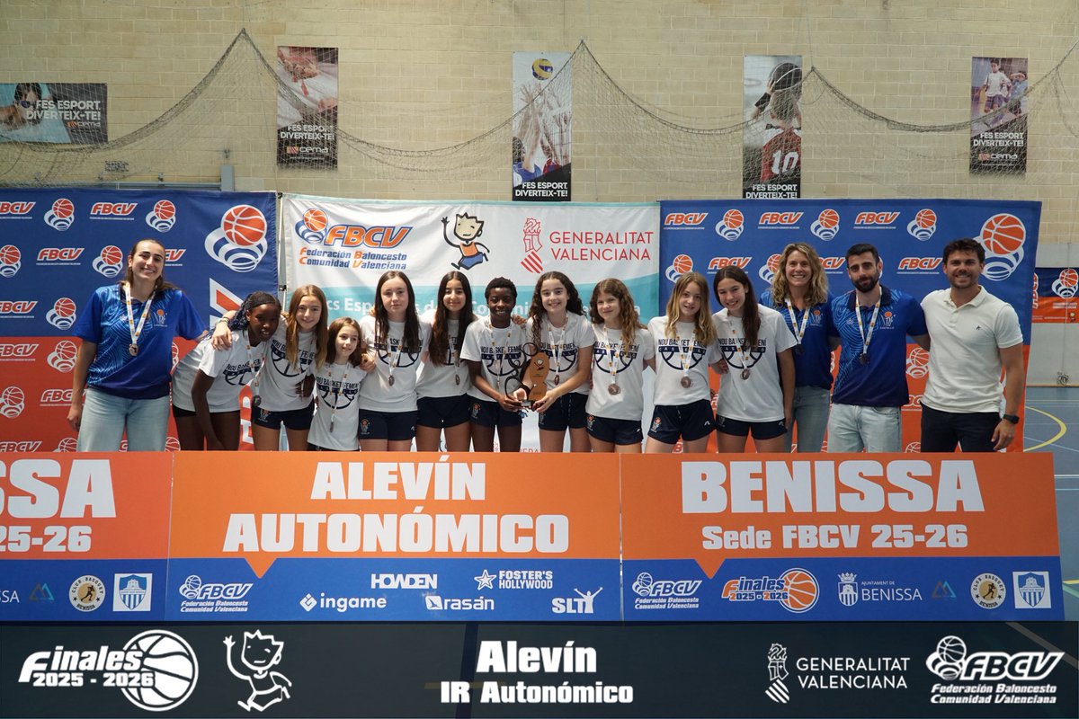 PedroLHernande's tweet photo. Otro fin de semana de éxitos para @nbf_castello .El pasado sábado en Elche nuestro equipo PreInfantil se convirtió en campeón de la @fbcv_es en una trepidante final y ayer nuestro Alevin Autonómico logro quedar 3 de la CV clasificándose para jugar el campeonato de España de clubs https://t.co/pCbRNTJONt
