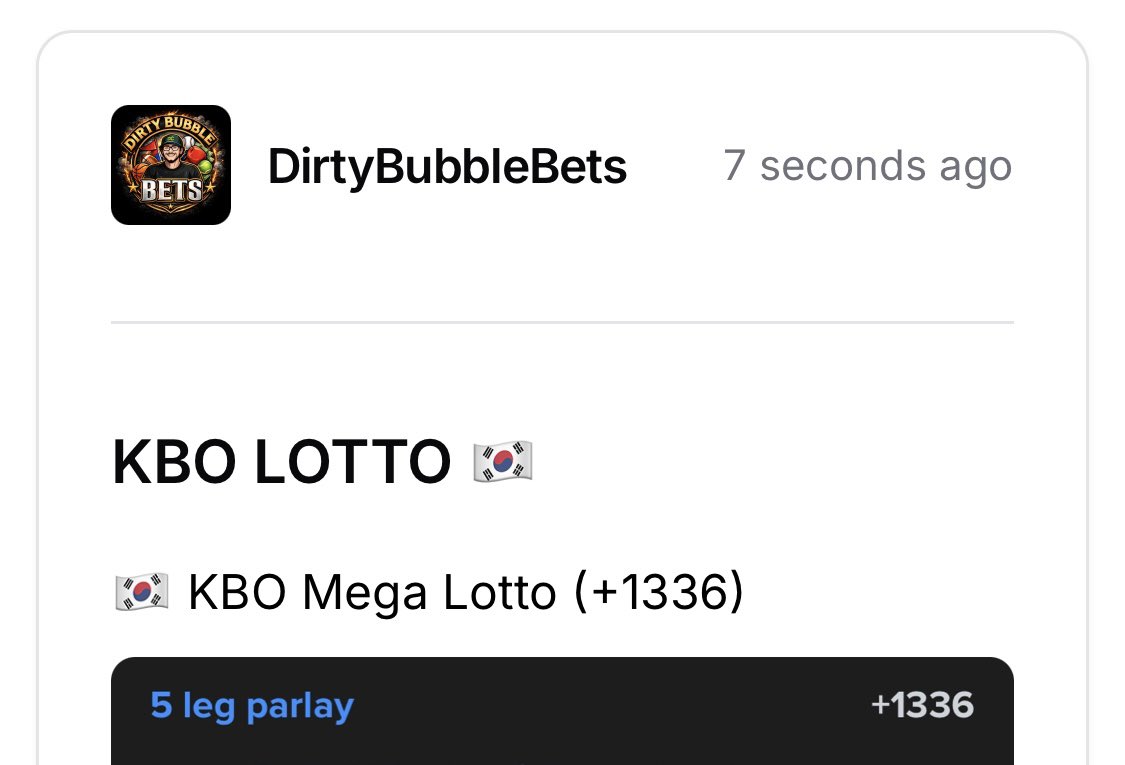 Dirty Bubble Bets tweet media