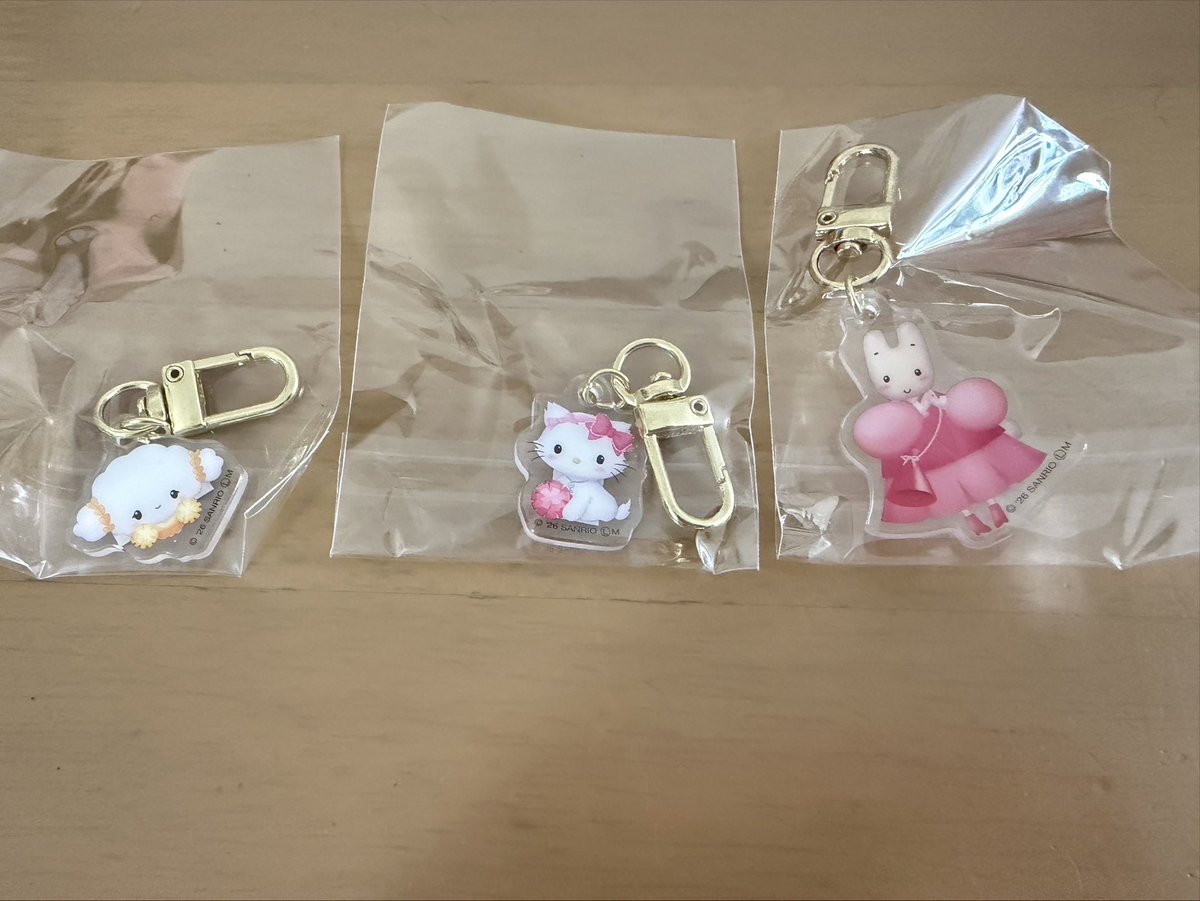 msckj28's tweet photo. サンリオキャラクター大賞 アクリルチャームA,B 交換

【譲】こぎみゅん チャーミーキティ マロンクリーム

【求】まるもふびより ゴロピカドン ルロロマニック バッドばつ丸 あひるのペックル マイスウィートピアノ https://t.co/aYwaZ7PIYs
