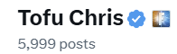 Tofu Chris tweet media