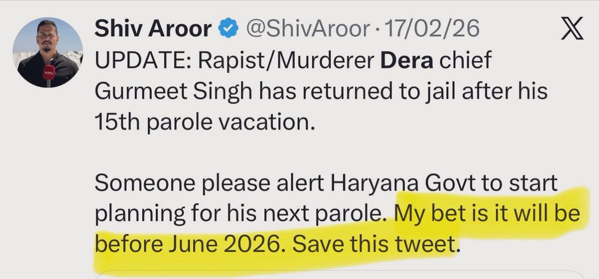 Shiv Aroor tweet media