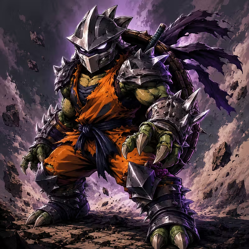 CryptoWoodz0's tweet photo. Road to 100 @DMSTsol : #100

Got this custom Shredder and Goku mix 1/1 for hitting my 100th DMST! @Prim_1988 is the man hooking me up with this! He knew I love both characters and he turned it to one! 

This is why I love DMST! https://t.co/8sawFKaAQP