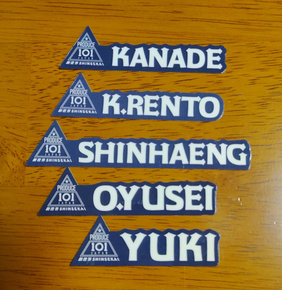 fantasy_rocket's tweet photo. PRODUCE 101 新世界 日プ オンラインくじ  ガチャ交換  

【譲】I賞  土田、小野 、　　    
                     シンヘン
　　　A賞  2番
【求】I賞  濱田、安部
             A賞  4番
 　　   ネームステッカー
　　　　   杉山(他検討)

郵送交換希望。
宜しくお願い致します。
#日プ新世界交換 https://t.co/qjyUrNrtky