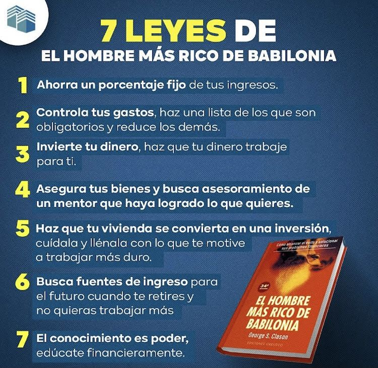MTOgrow's tweet photo. 7 leyes del hombre más rico de Babilonia: https://t.co/hwsKxQf63d