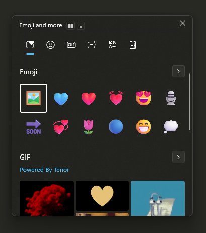HardikGondhiya's tweet photo. I don't know why, but sometimes when I open the emoji panel, the search feature vanishes.

Can anyone help me out?
@Windows 

#windowsproblem #windowsbug https://t.co/s4WQ4EUfIc