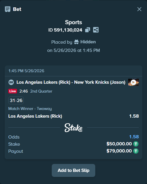Stake High Roller tweet media