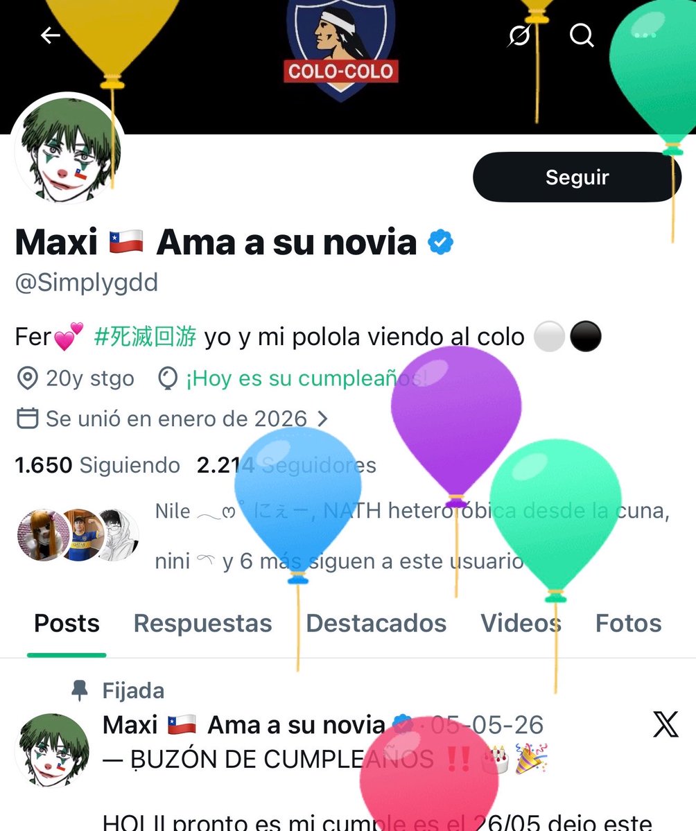 Maxi 🇨🇱 Ama a su novia tweet media