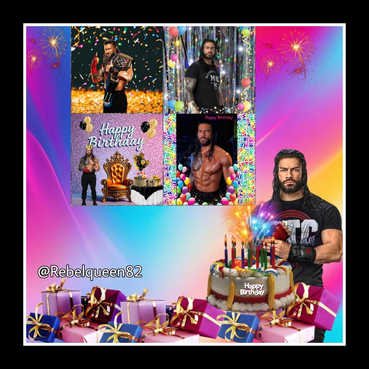 Rebelqueen82's tweet photo. @WWERomanReigns have a great day my Tribal chief 👑♥️🎉
Best wishes an many more years my champ 🏆 🎉 love you 
😘☝🏽💋💕💕#HappybirthdayRomanReigns https://t.co/8ETmwwyo0S