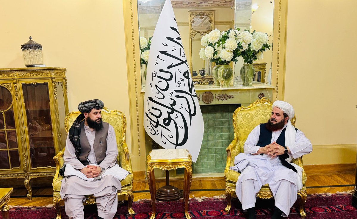 HalimyarF's tweet photo. د افغانستان اسلامي امارت د دفاع وزارت محترم وزیر، مولوي محمد یعقوب مجاهد، د روسیې فدراسیون په کوربتوب د نړیوال امنیتي کنفرانس د ګډون په موخه مسکو ته ورسېد. https://t.co/J5HQqyCNvW