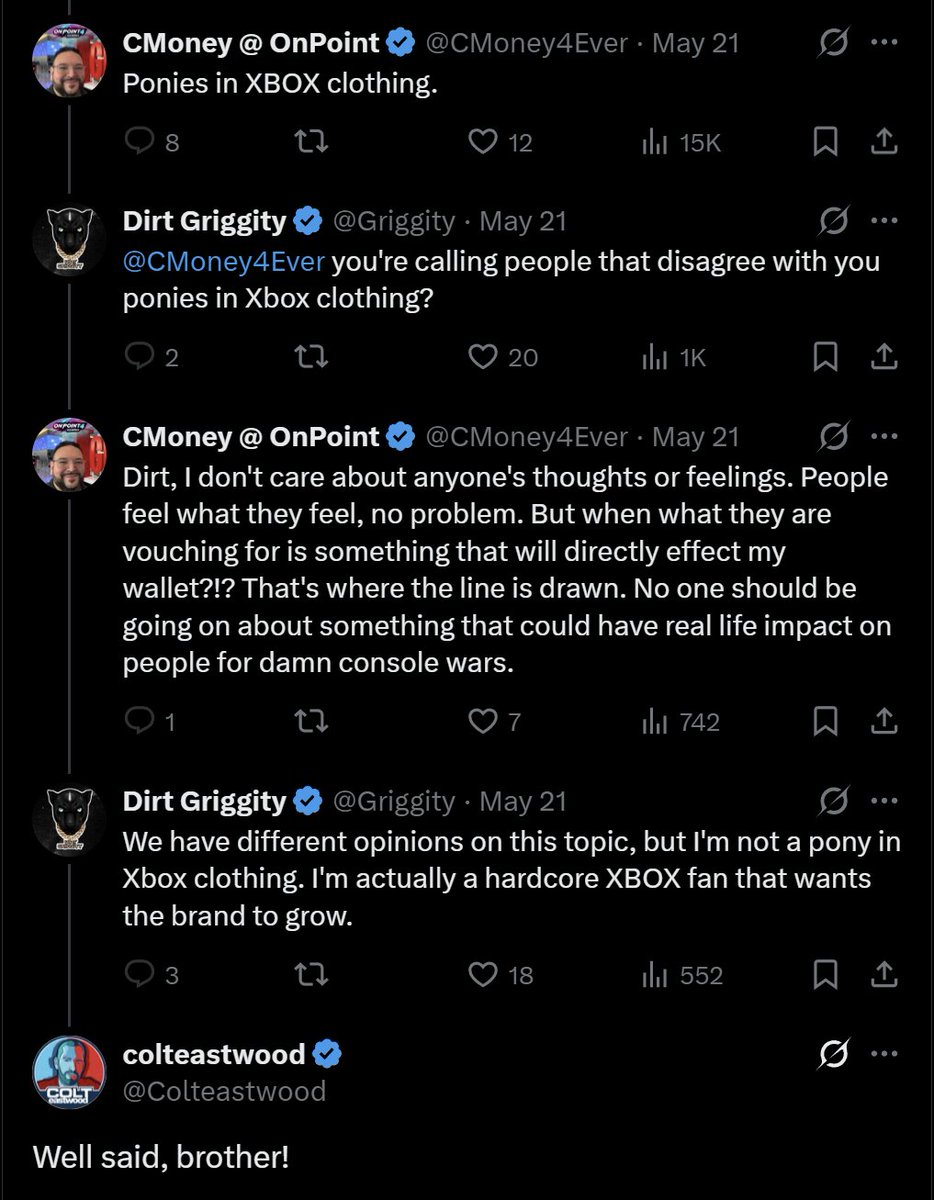 James tweet media