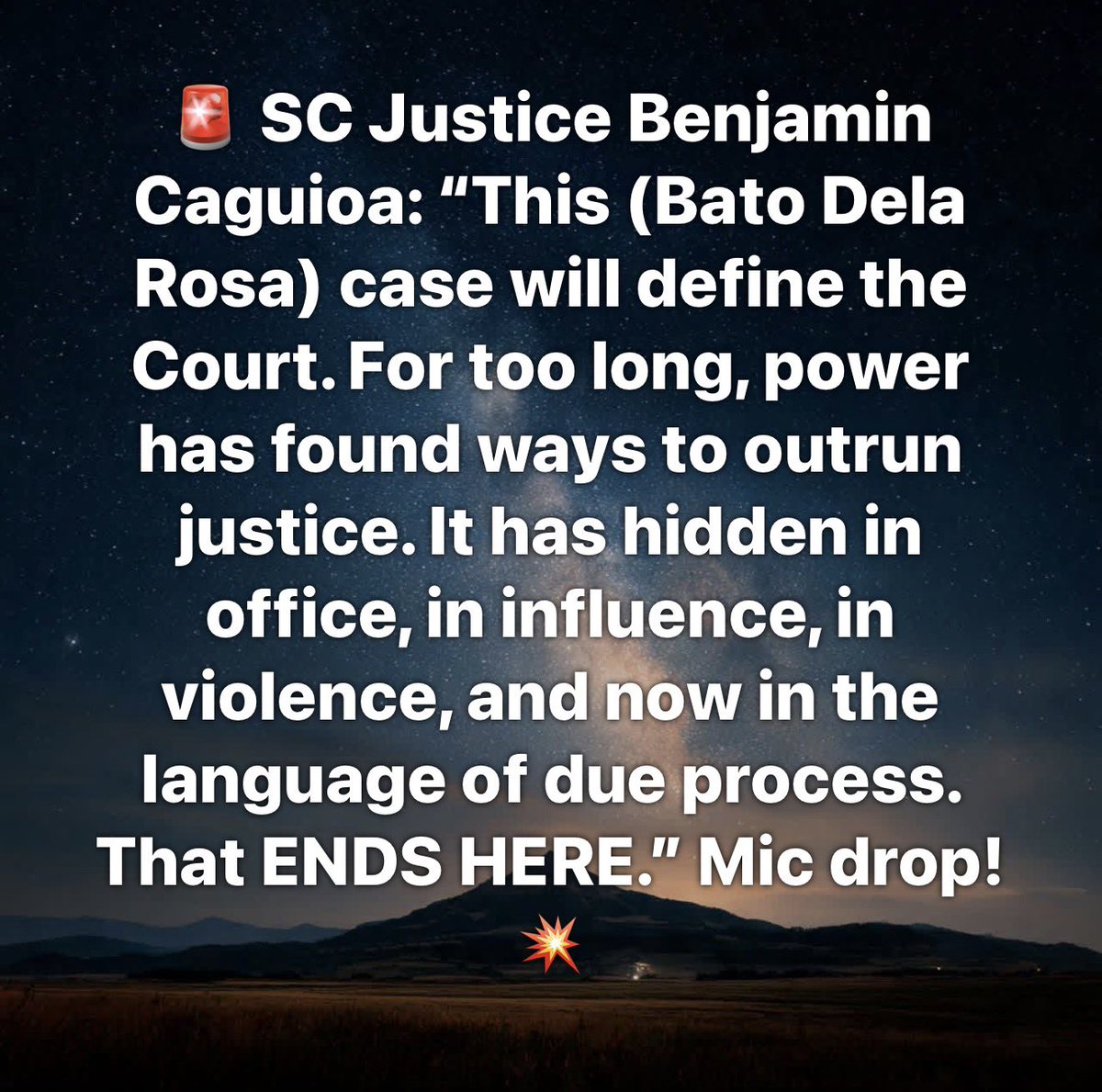 jesusfalcis's tweet photo. Eloquent. 👏
Intelligent. 👏
Magnificent. 👏

Atenean Magis. Consistent si Justice Caguioa. Chief Justice material?!

The DDS are shaking! 😂

�� https://t.co/cngpWJnl3N