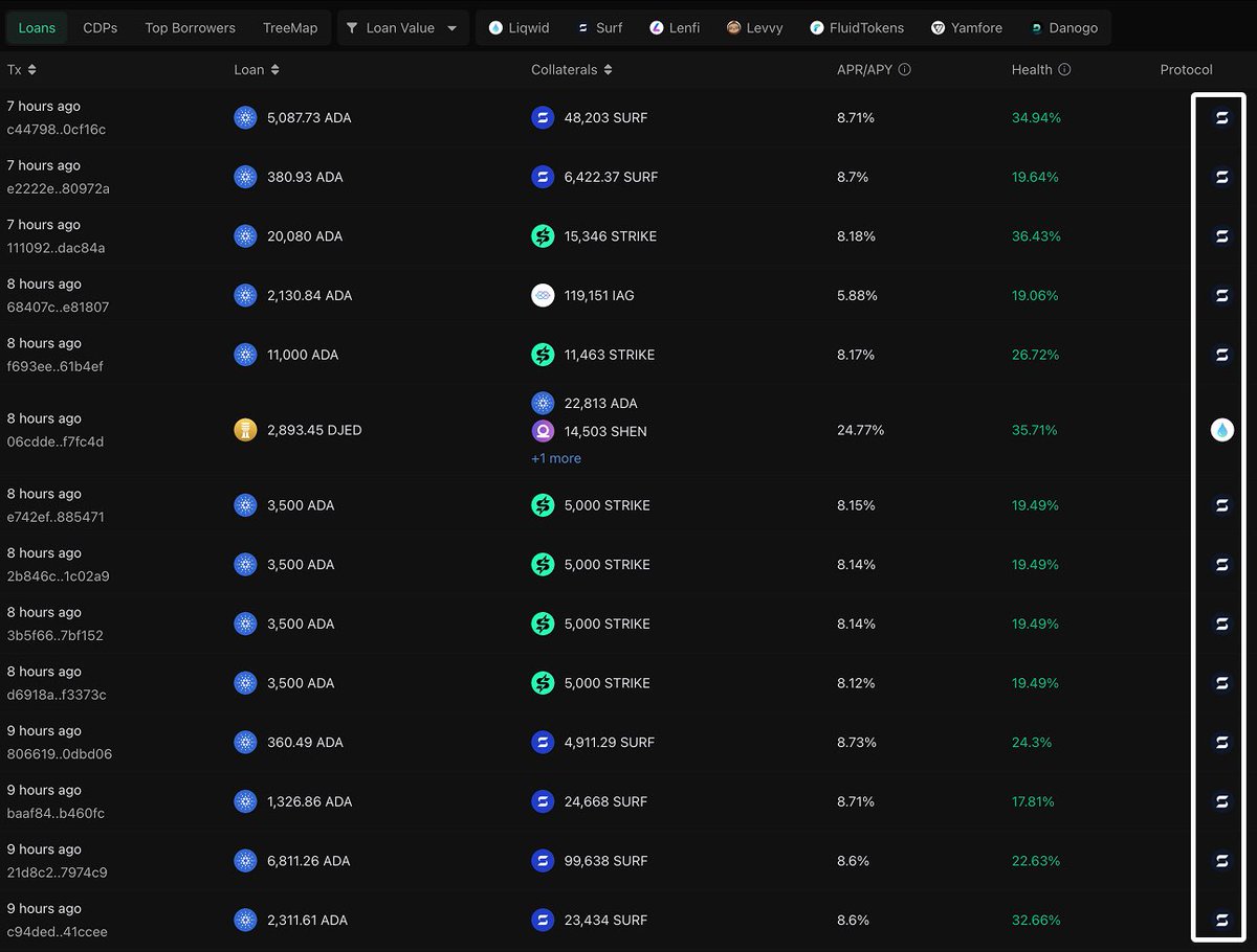 Surf | Lending Pools on Cardano tweet media