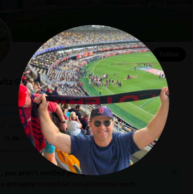 obse11231's tweet photo. Hi there, I'm Ralph. I'm an ethno-supremist whinger who likes footy and punting on the races and dissing on folk who risk their lives opposing a genocide.  #AUSPOL #USMAFIA #IsraelTerrorism #GazaGenocide‌ https://t.co/ejyPmI0XIb
