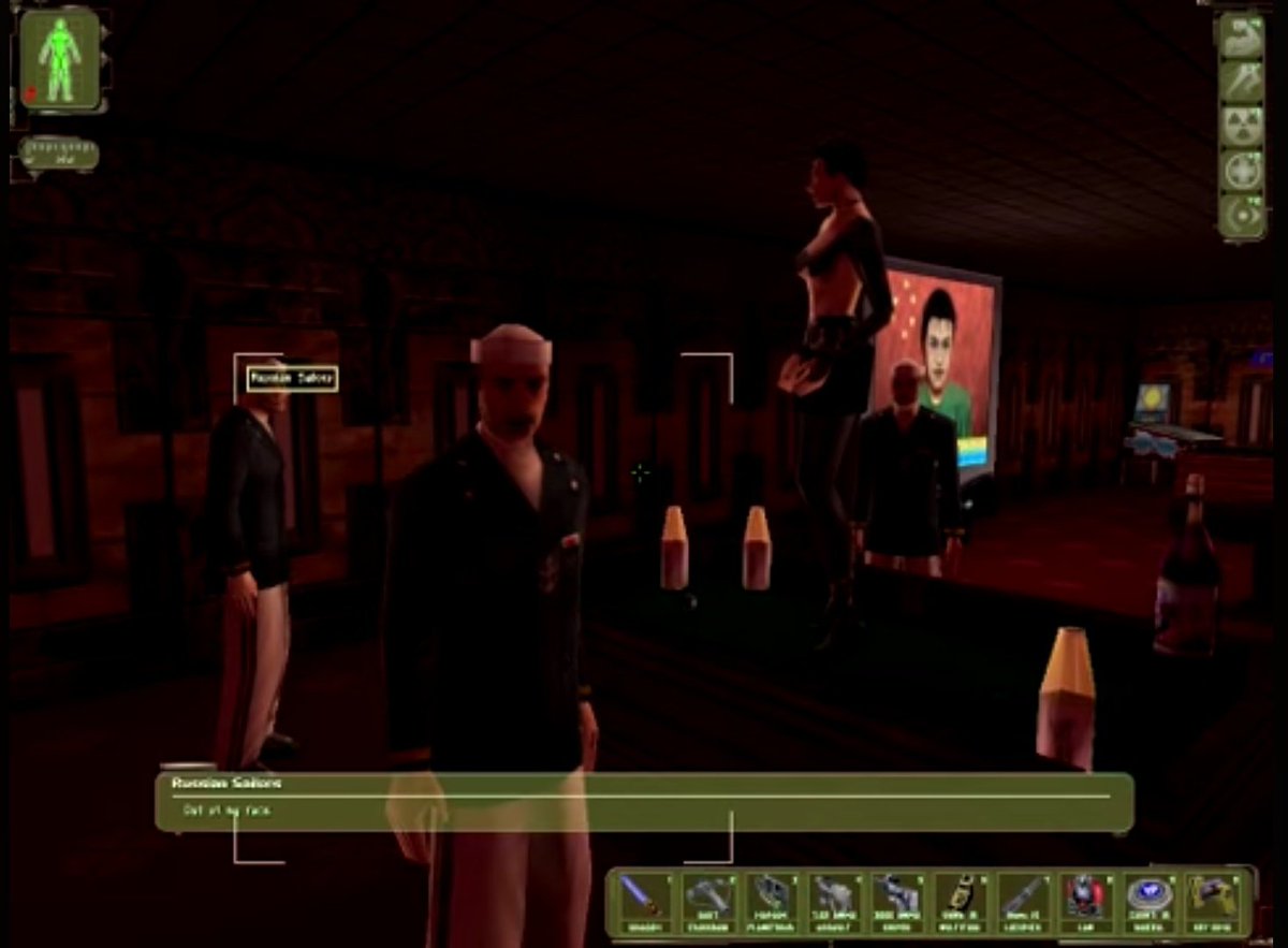 Odra_MH's tweet photo. @Sir_Dammed Deus Ex, with its 2000 graphics and duplicate npcs, had more ambiance and authenticity than whatever Starfield did. https://t.co/aUJEYLOEbn
