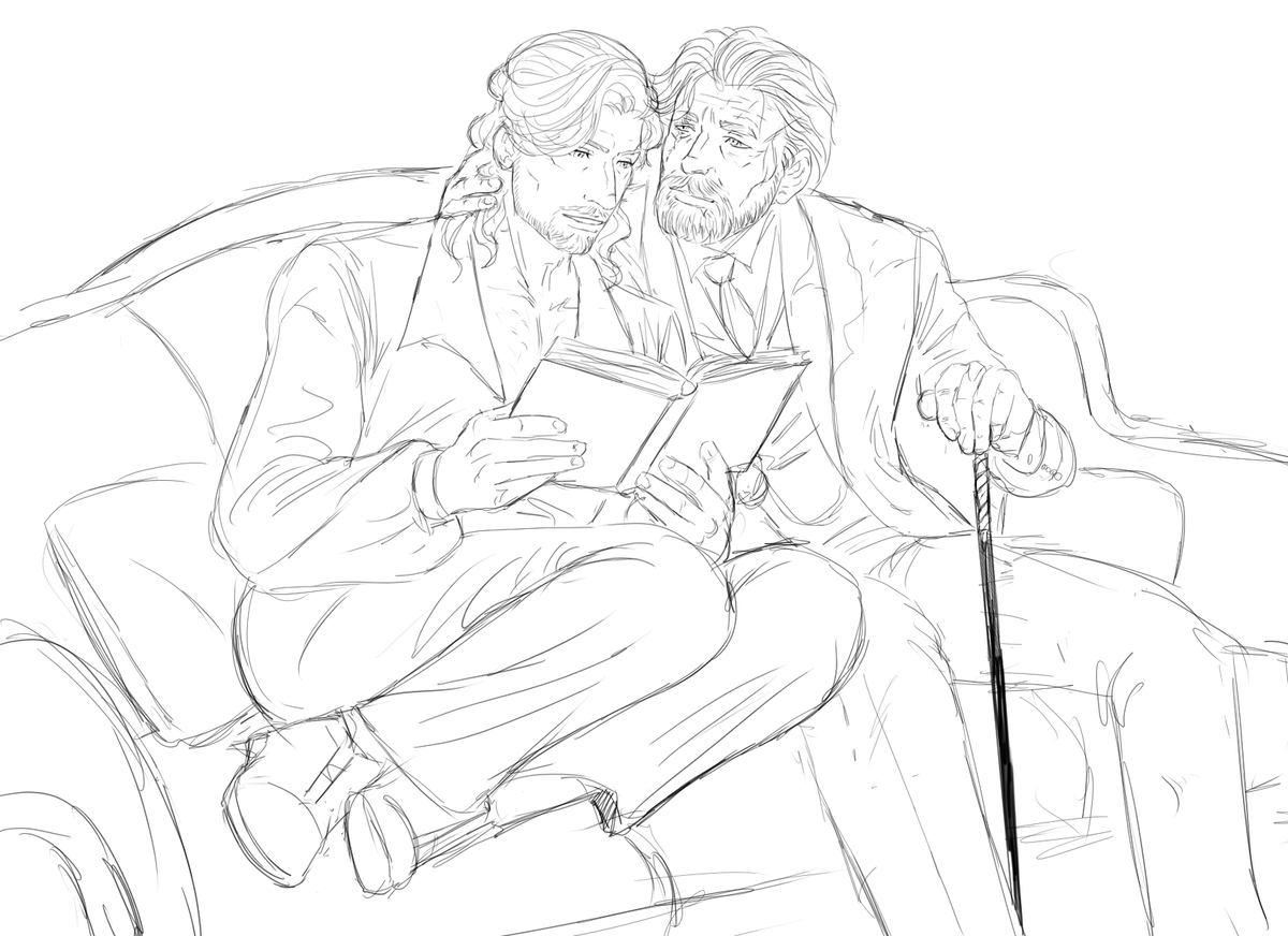 CaligineTheCozy's tweet photo. My first #alanoir. I wanted to draw them for a while but I had no ideas, but my freind Pumpking gave me some good inspo >:) https://t.co/C1WUvH6pdp