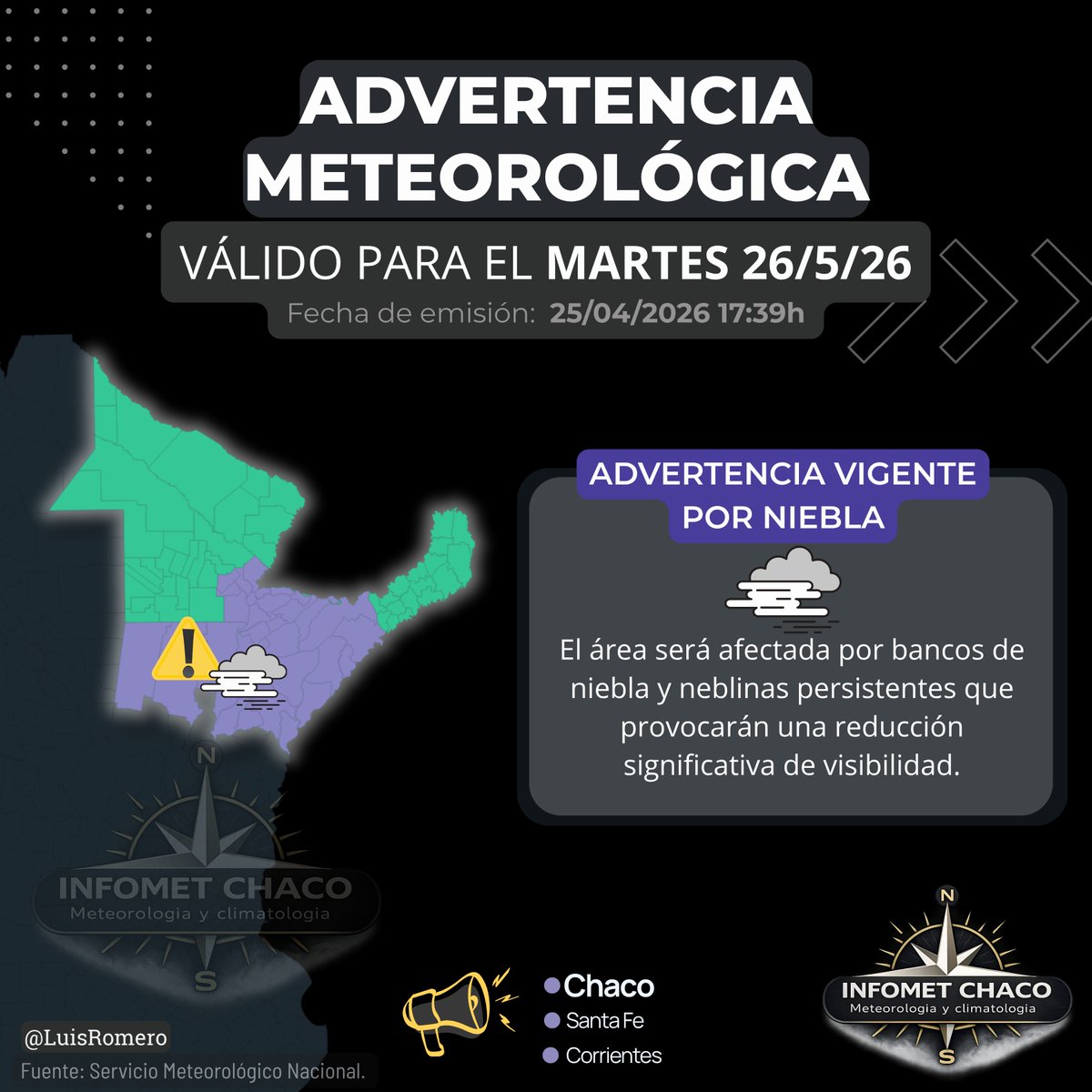 INFOMET CHACO tweet media