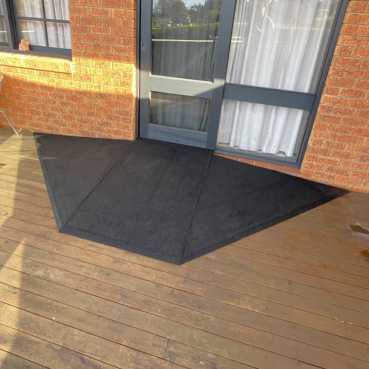 ECAccessibility's tweet photo. Installing wedge ramps throughout the home is an efficient and economical strategy to enhance safety by increasing accessibility for wheelchairs and walking aids, thereby minimising the risk of falls. Below are examples of wedge ramps we have installed in the past. https://t.co/PEny4X7scv
