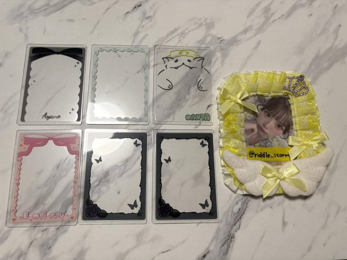riddle_storm's tweet photo. 【交換】CUTIE STREET きゅーすと　硬質カードケース

譲
板倉、増田、川本、真鍋

求
梅田(2種各1)

5/30神戸お手渡しor郵送📮

⚠️買取は考えておりません
⚠️条件外お返事いたしかねます

トレカver10も別途募集しております！ https://t.co/tudAjxfjwk