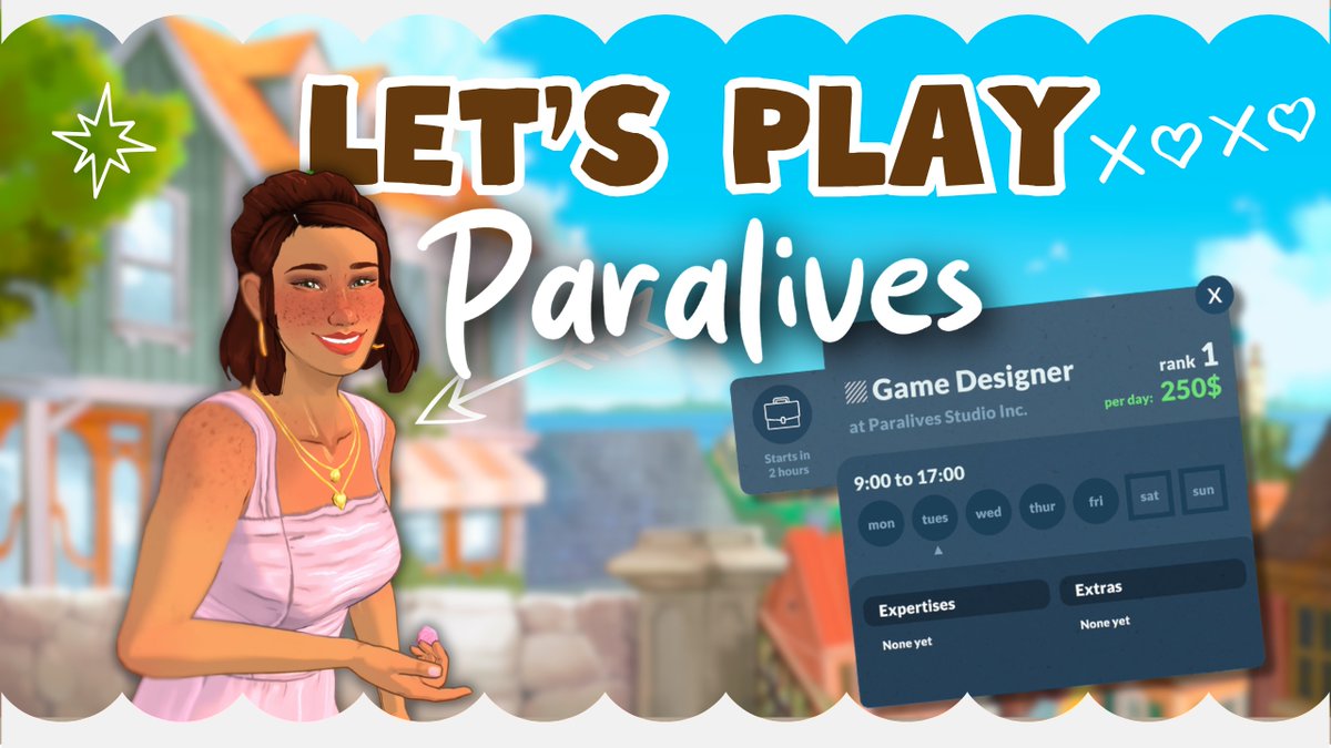 MochiMarvel's tweet photo. Live on YT, happy Paralives release day!! I will be going a steam key giveaway on stream, so come join the fun! https://t.co/lj3pW1M3a3