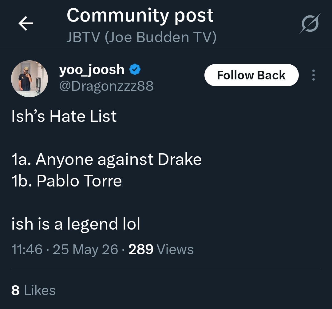 JBTV Community tweet media