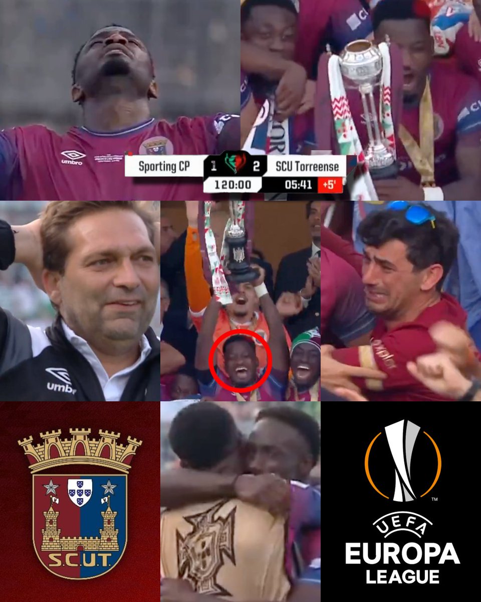 InvictosSomos's tweet photo. ¡¡LA HISTORIA DE LA TEMPORADA EN PORTUGAL!! Este domingo, el Torreense se convirtió en el PRIMER EQUIPO DE SEGUNDA DIVISIÓN capaz de ganar la Copa de Portugal. Lo lograron tras vencer al Sporting en tiempo extra. El título por sí solo ya es una hazaña tremenda, pero la historia es todavía más mágica. Y es que, por haber ganado el torneo copero, sellaron su boleto para la próxima edición de la Europa League y aseguraron su presencia en la próxima Supercopa de Portugal. Sí, siendo un equipo de Segunda División, lucharán por ser supercampeones y lograron meterse a uno de los torneos más importantes del continente. ¡Ah! Y el cuento de hadas aún no termina, porque el Torreense tiene opciones de ascenso en la presente temporada. Si derrotan a Casa Pia en el playoff, volverán a ser equipo de Primera División tras 34 años de larga espera.

En 2022, estaban luchando en Tercera División, lejos de cualquier protagonismo. Hoy, son campeones de Copa de Portugal, disputarán la Supercopa de Portugal ante el Porto, tienen su boleto para la próxima edición de la Europa League y están a un paso de volver a jugar en la Primera División luego de más de 3 décadas de sequía. 

La historia de un modesto club que representa a una ciudad de menos de 100,0000 habitantes y que juega en un estadio con capacidad para poco más de 2,000 hinchas.

No hay nada como la pelotita, señoras y señores. 

THE BEAUTIFUL GAME.